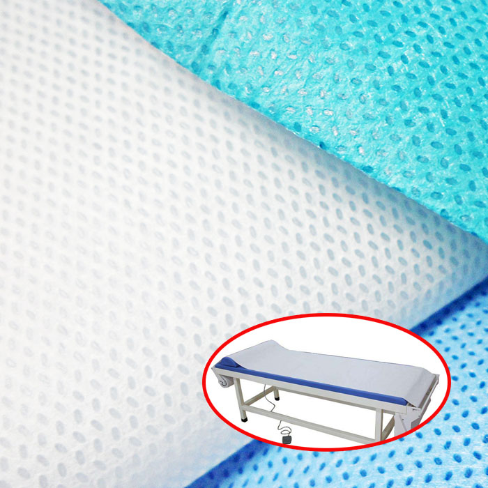 Spunlace non-woven fabric bed sheet