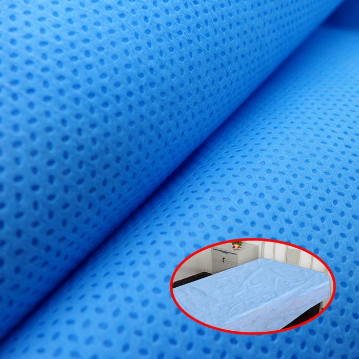 Fabric disposable non woven bed sheet roll