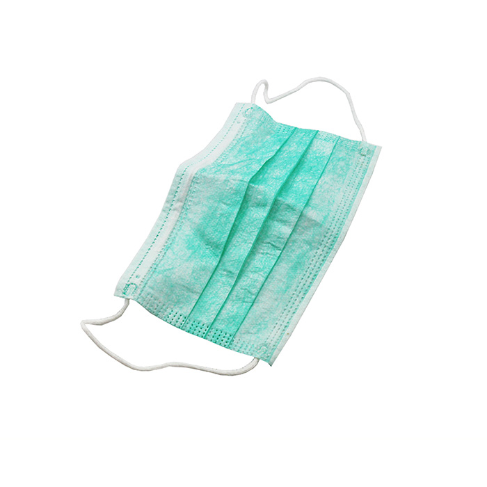 Nonwoven disposable face mask