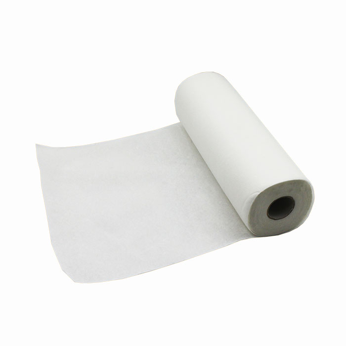Plain flushable non woven fabric