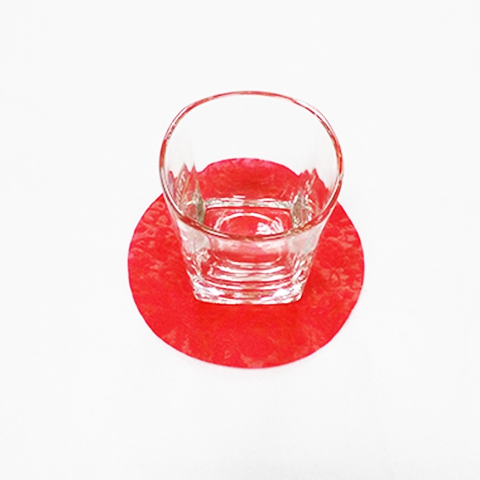 Disposable non woven coaster