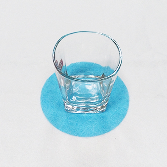 Disposable custom logo cup mat