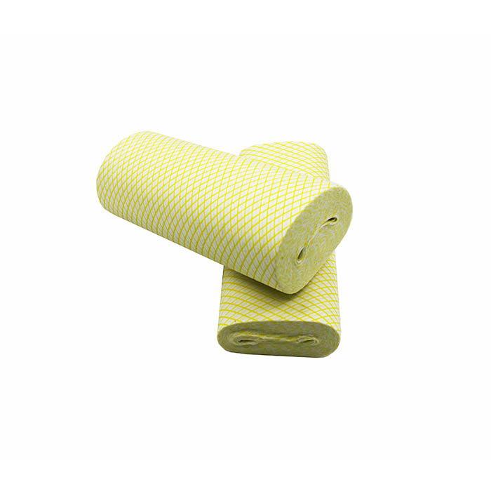 Spunlace nonwoven wood pulp