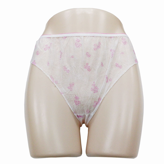 Nonwoven disposable ladies innerwear