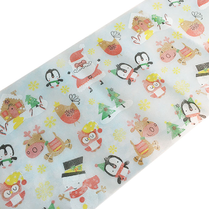 Laminated non-woven fabric for shopping bags