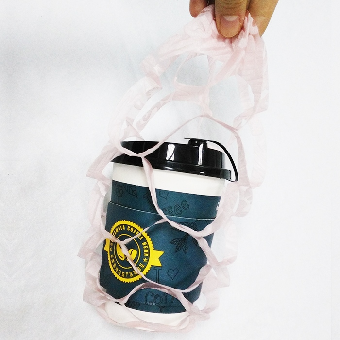 Nonwoven cup holder bag