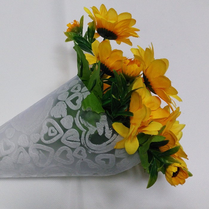Flower decoration paper nonwoven material