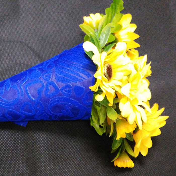 Embossed Non Woven Wrapping Flower Material