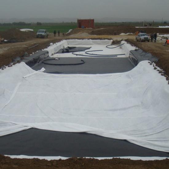 Geotextile nonwoven material