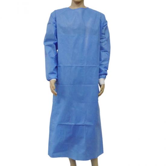 White disposable gowns