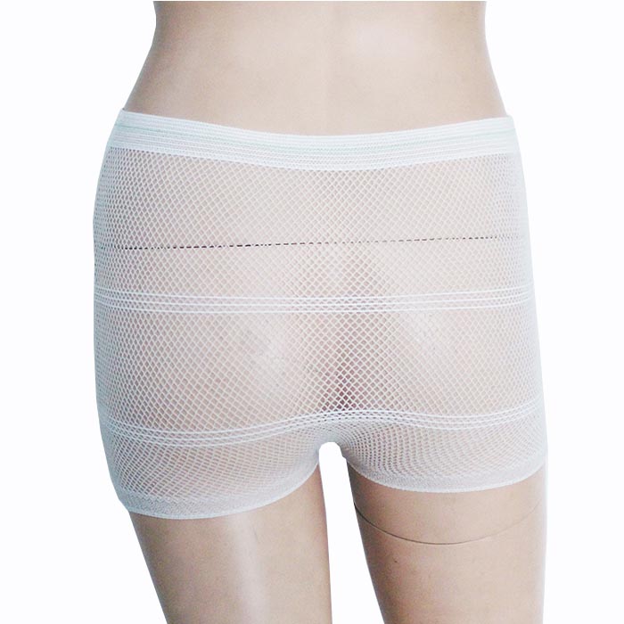 What is the feature of disposable mesh panties?